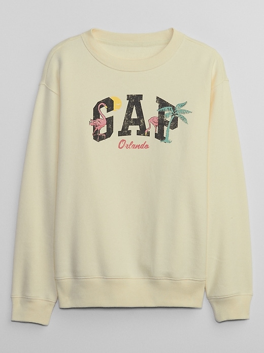 Image number 3 showing, Relaxed Gap City Logo Sweatshirt