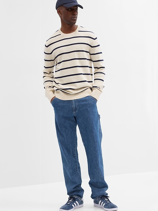 Image number 8 showing, Stripe Crewneck Sweater