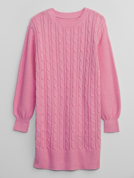 View large product image 1 of 2. Kids Cable-Knit Sweater Dress