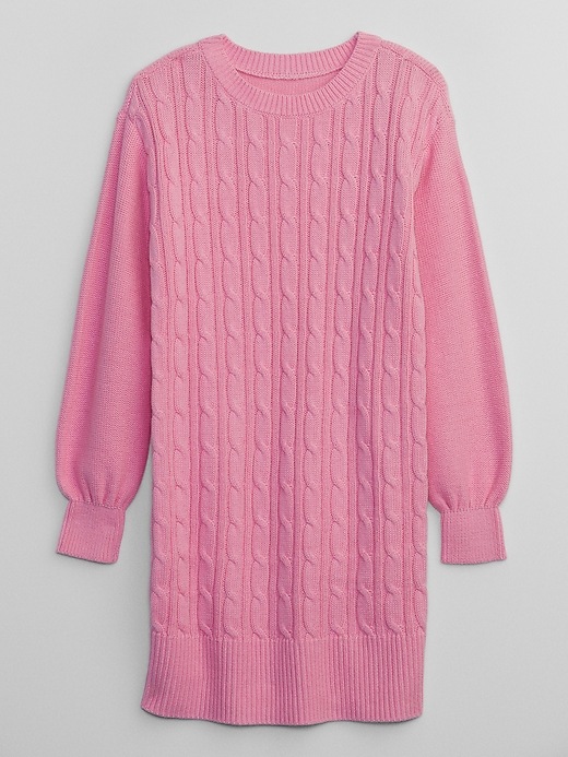 Image number 3 showing, Kids Cable-Knit Sweater Dress