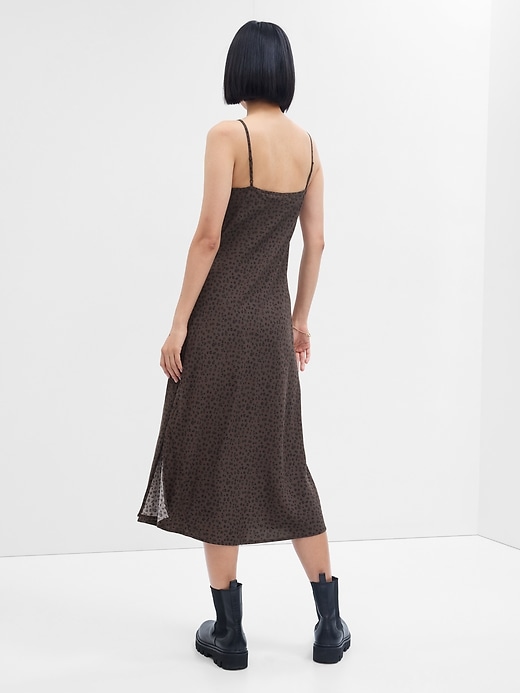 Image number 2 showing, Print Slip Midi Dress