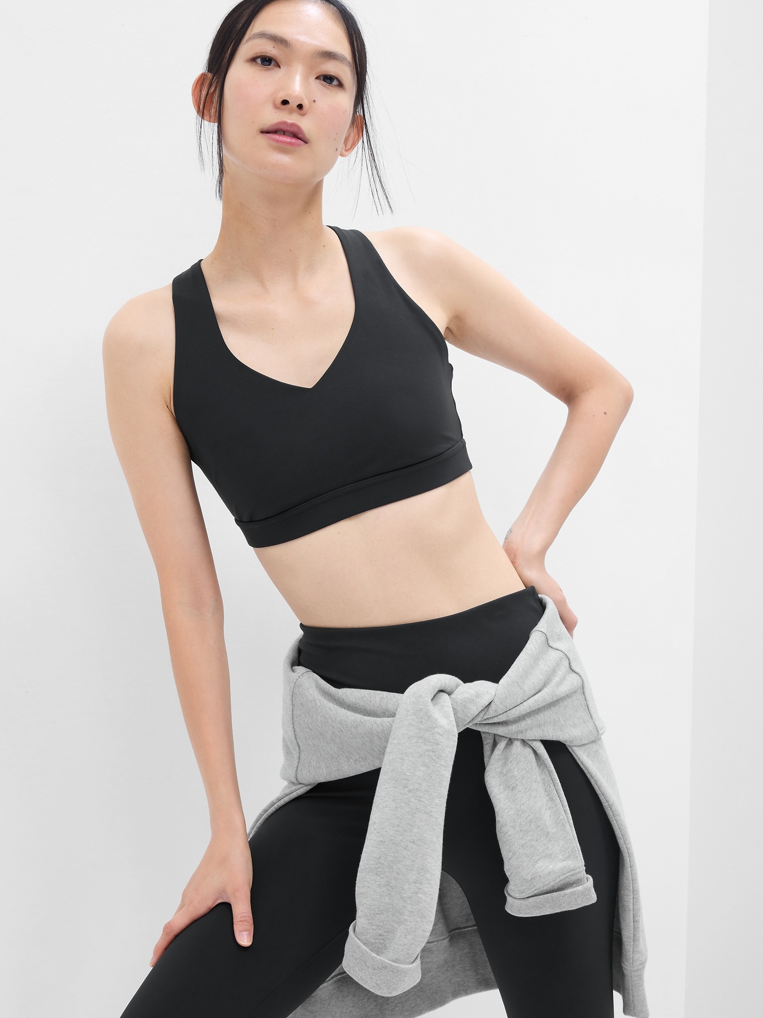 Buy F.Fashiol.com Crosback Straps Lightly Padded Sports Bra for