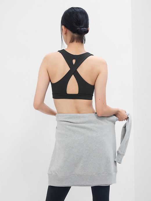 Image number 2 showing, GapFit Studio Cross-Back Sports Bra