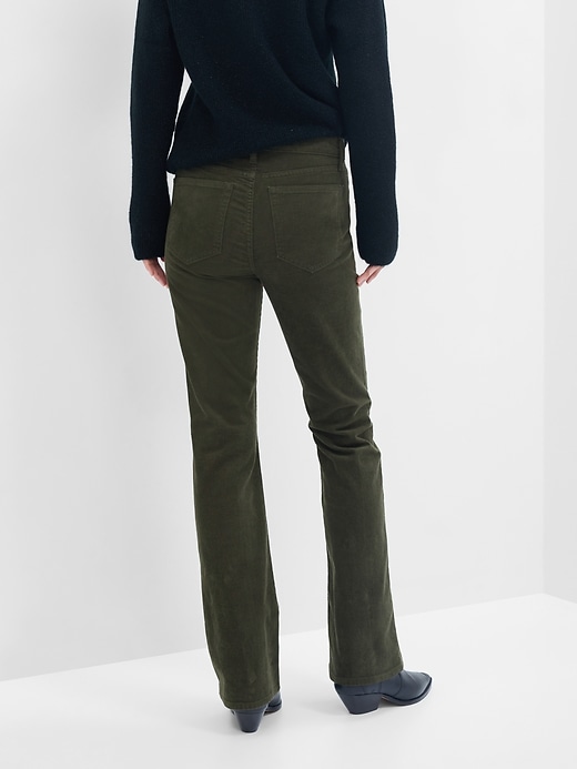 Image number 2 showing, Mid Rise Baby Boot Corduroy Pants