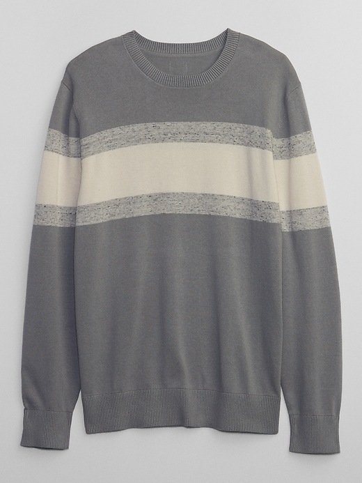 Image number 3 showing, Stripe Crewneck Sweater