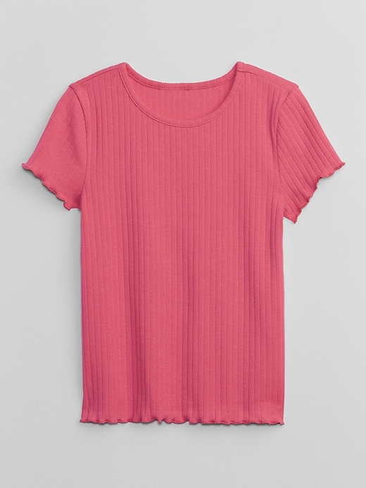 View large product image 1 of 2. Kids Ribbed T-Shirt