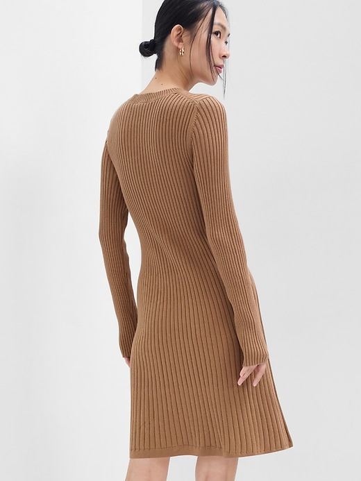Image number 2 showing, Ribbed Sweater Mini Dress