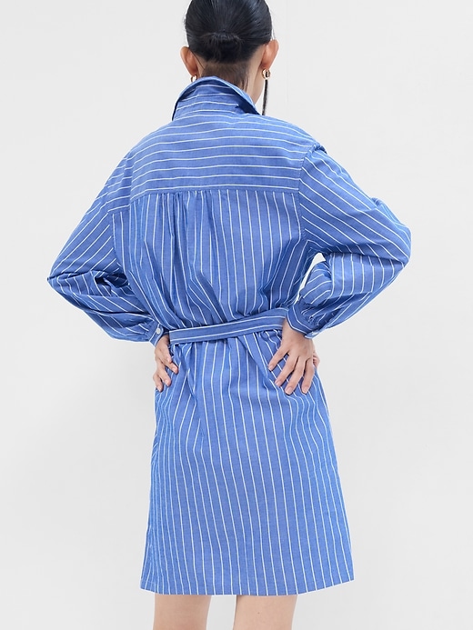 Image number 2 showing, Poplin Mini Shirtdress