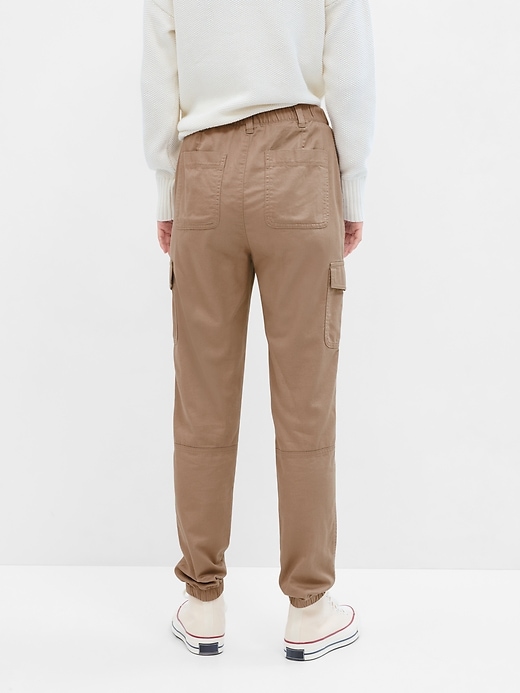 Image number 2 showing, Girlfriend Khaki Cargo Joggers