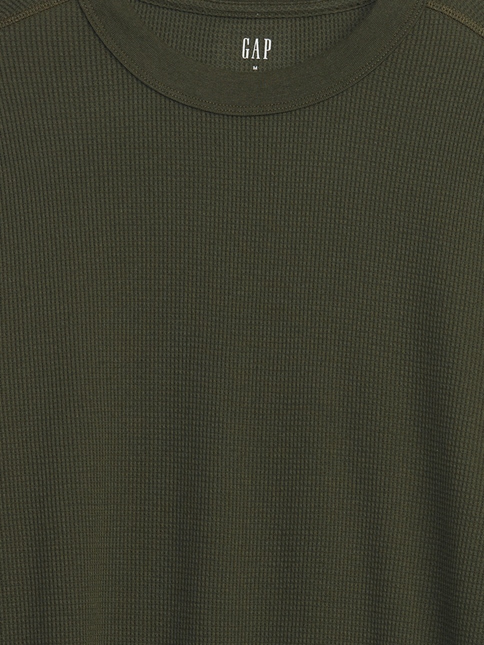 Waffle-Knit Crewneck T-Shirt | Gap Factory