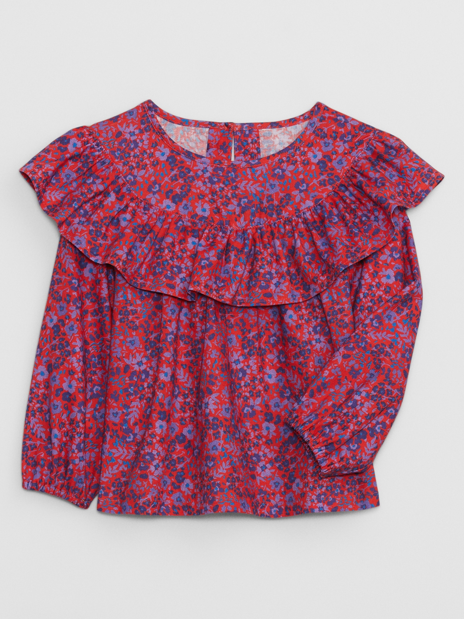 babyGap Ruffle Print Top