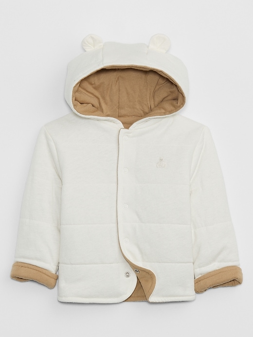 View large product image 1 of 3. Baby Reversible Bear Jacket