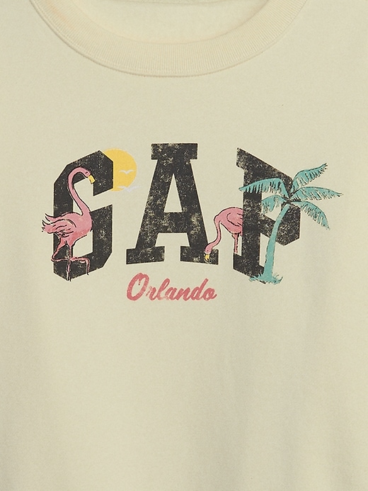 Image number 4 showing, Relaxed Gap City Logo Sweatshirt