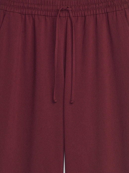 Image number 5 showing, Mid Rise Easy Wide-Leg Twill Pants