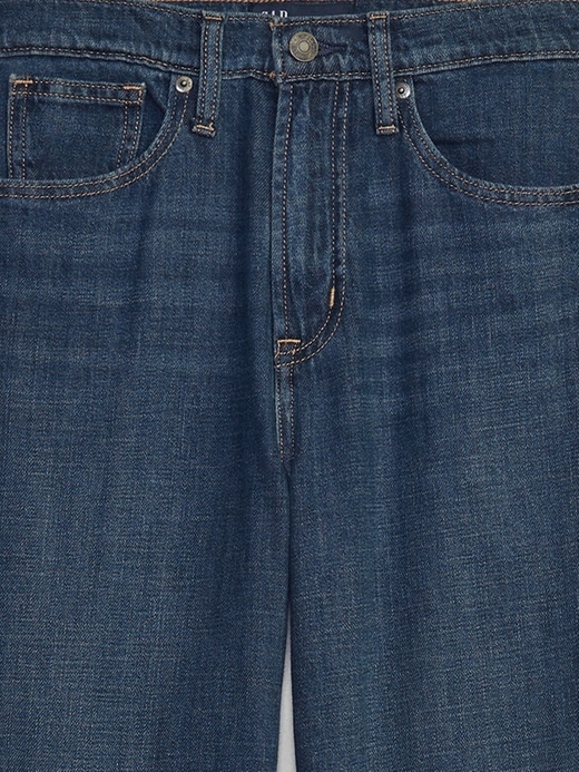 Image number 4 showing, High Rise Wide-Leg Jeans with Washwell