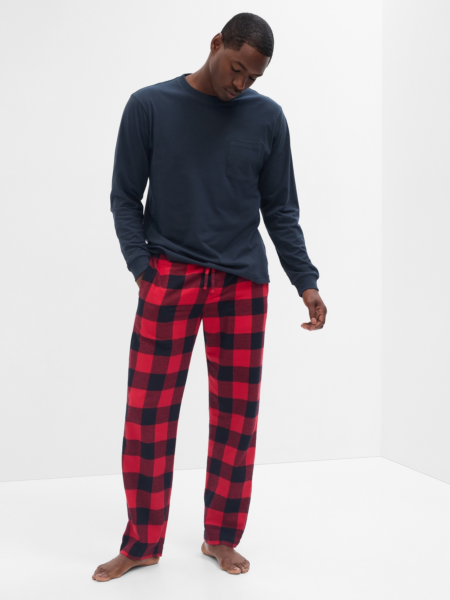 Relaxed Plaid Flannel PJ Pants