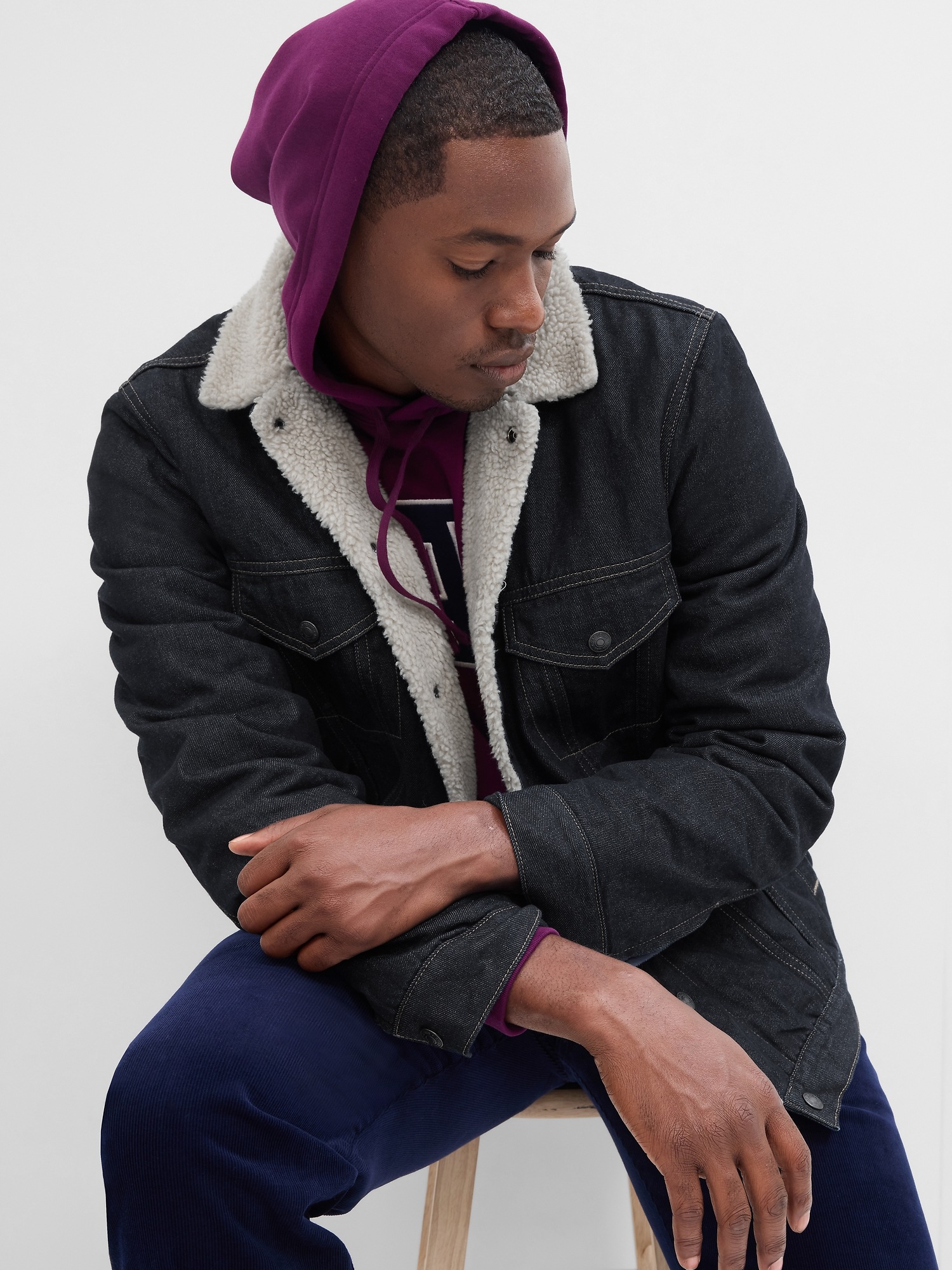 Sherpa Icon Jacket with Washwell | Gap Factory