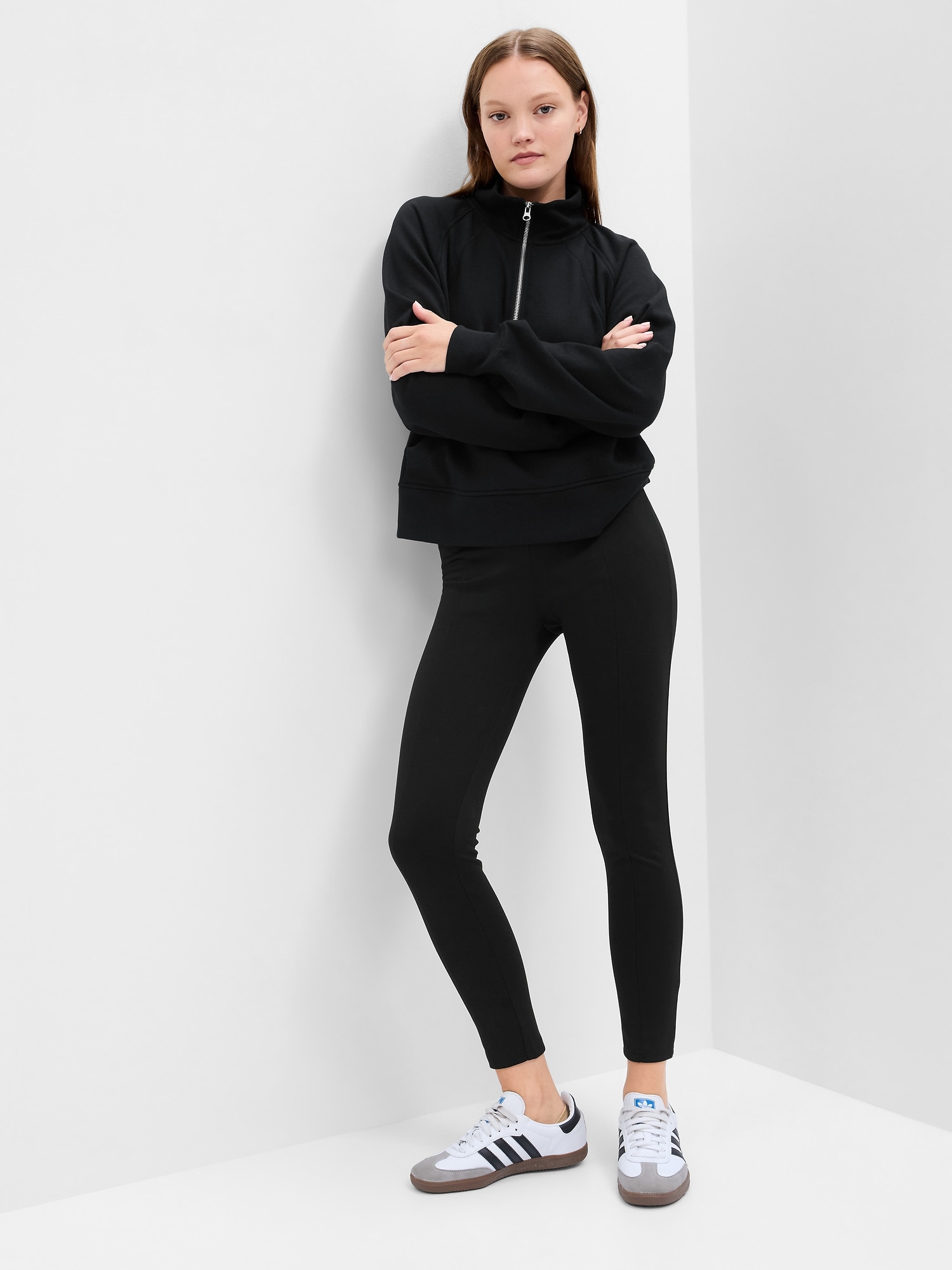 Seamed Ponte Leggings | Gap Factory