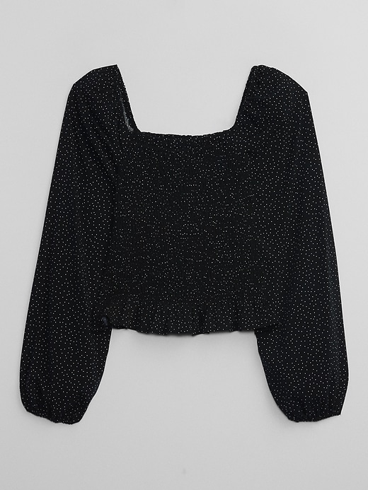 Image number 3 showing, Print Smocked Top