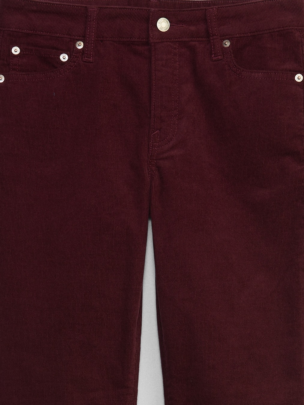 Mid Rise Classic Straight Corduroy Pants with Washwell | Gap Factory