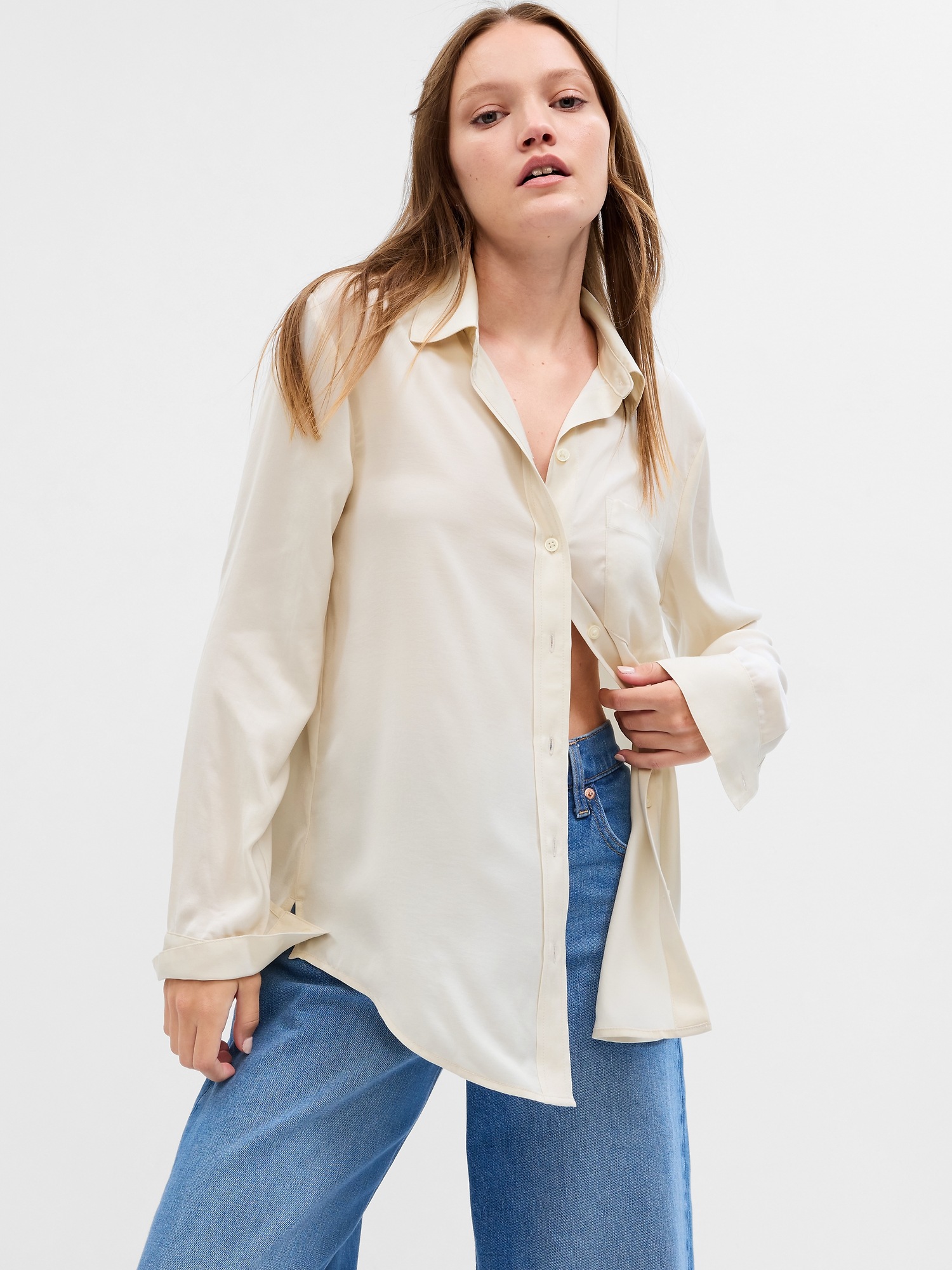 Satin Easy Shirt