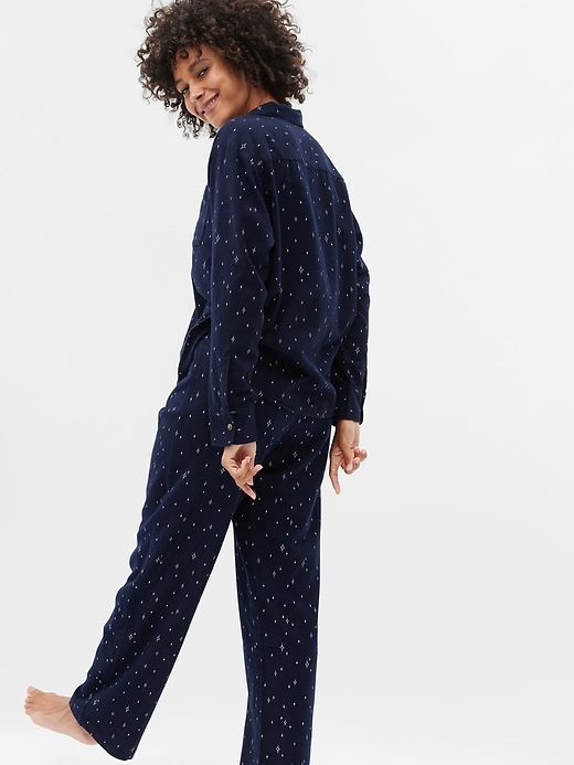Image number 7 showing, Relaxed Flannel PJ Shirt