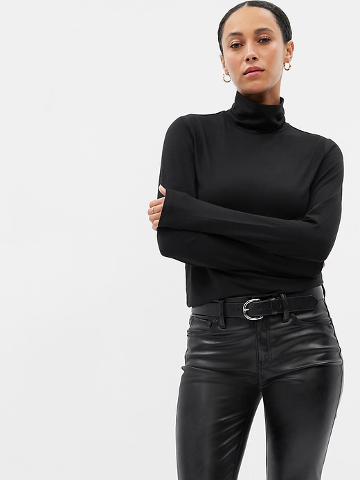 Image number 1 showing, Turtleneck T-Shirt