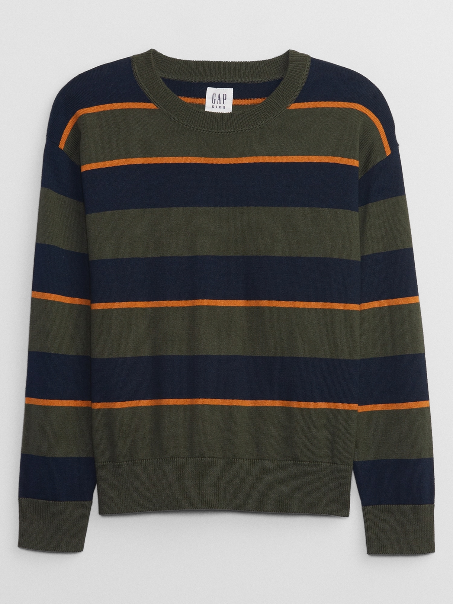 Kids Stripe Crewneck Sweater | Gap Factory