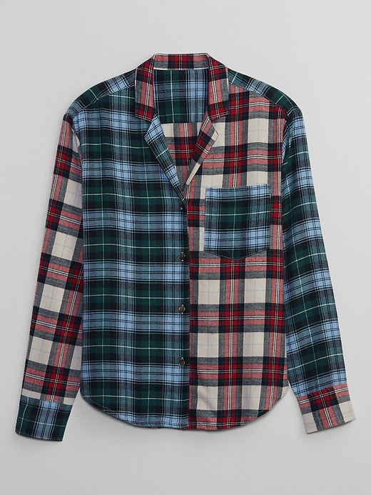 Image number 3 showing, Relaxed Flannel PJ Shirt