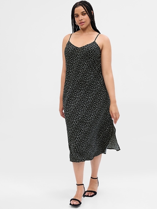 Image number 4 showing, Print Slip Midi Dress