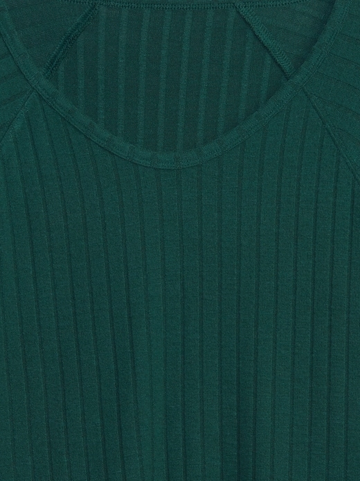 Image number 5 showing, Relaxed Ribbed PJ Shirt