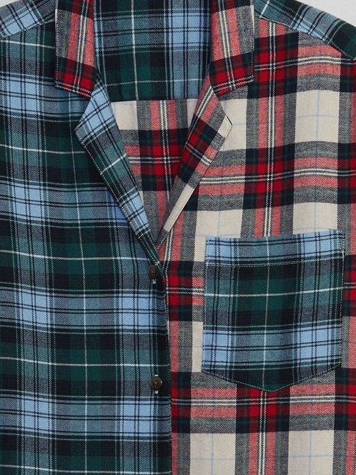 Image number 4 showing, Relaxed Flannel PJ Shirt