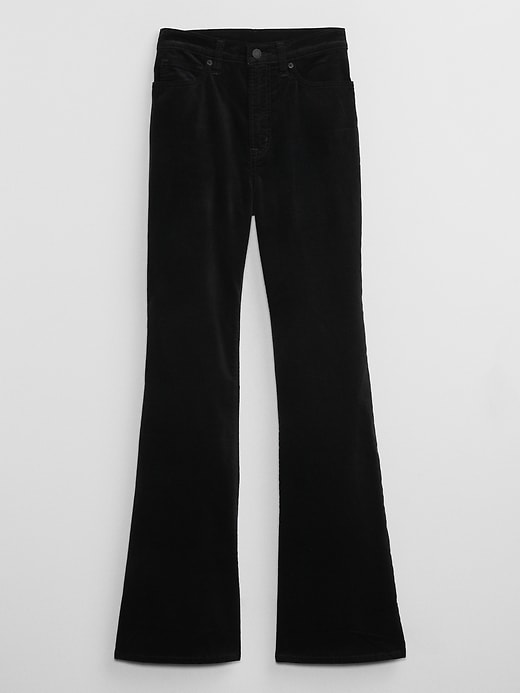 Image number 5 showing, High Rise '70s Flare Velvet Pants