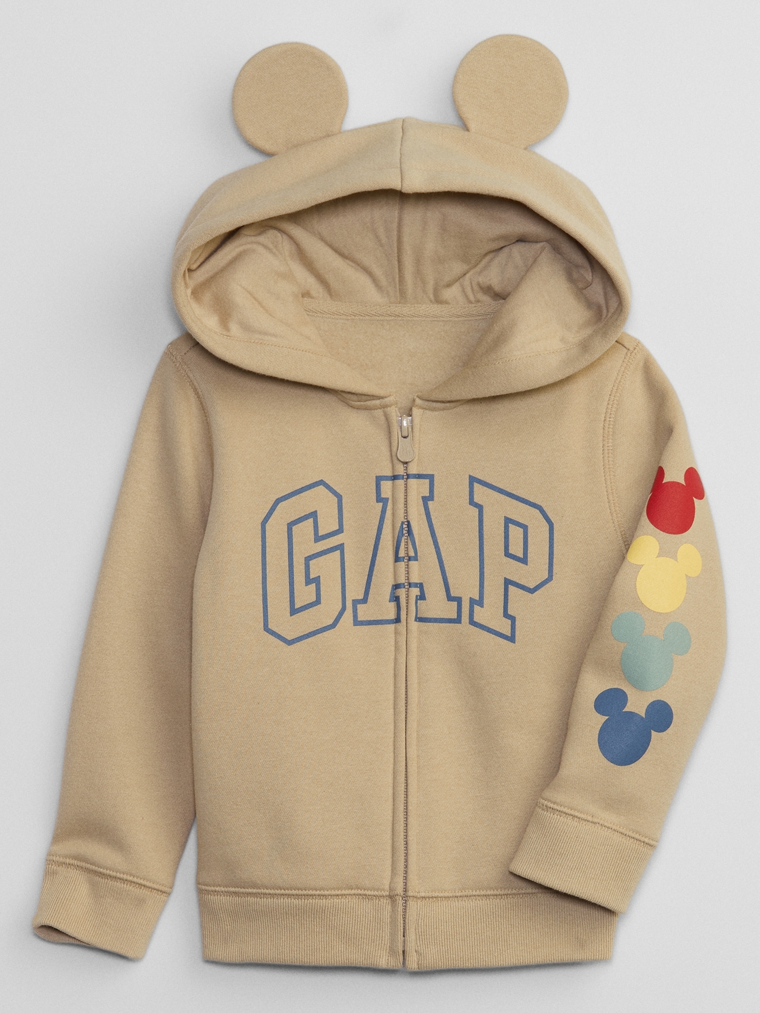 babyGap | Disney Mickey Mouse Logo Zip Hoodie