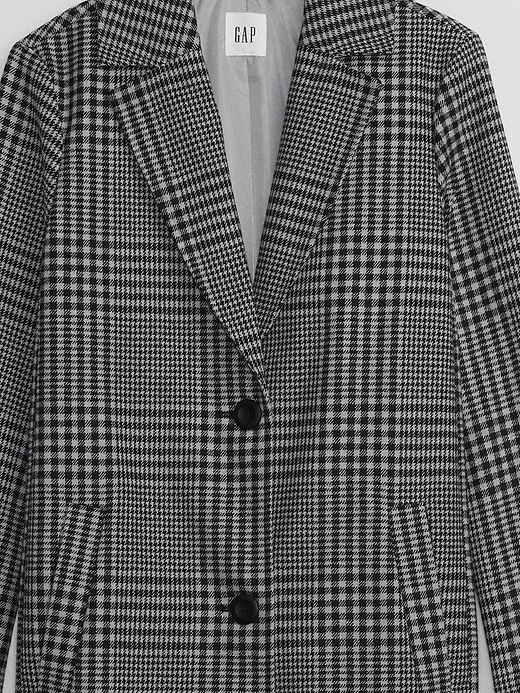 Image number 4 showing, Plaid Long Topcoat