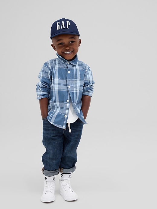 View large product image 2 of 3. babyGap Poplin Shirt