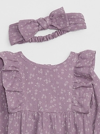 View large product image 4 of 4. Baby Gauze Two-Piece Outfit Set