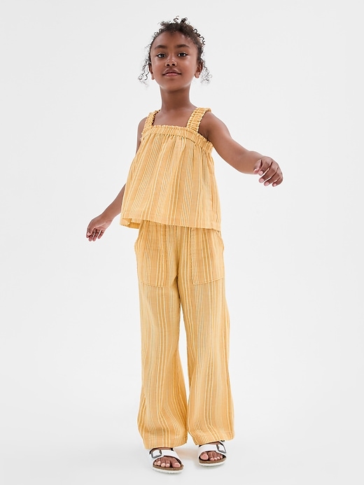 View large product image 2 of 4. Kids Wide-Leg Utility Pants