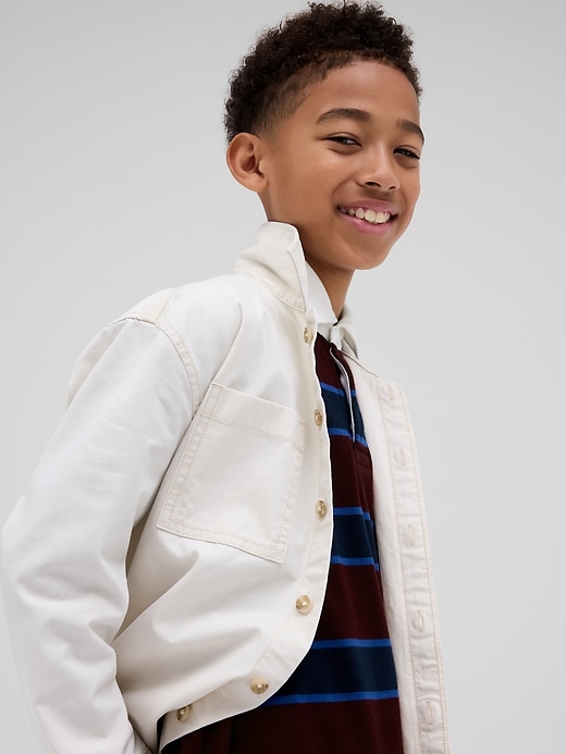 Image number 2 showing, Kids Canvas Utility Shirt
