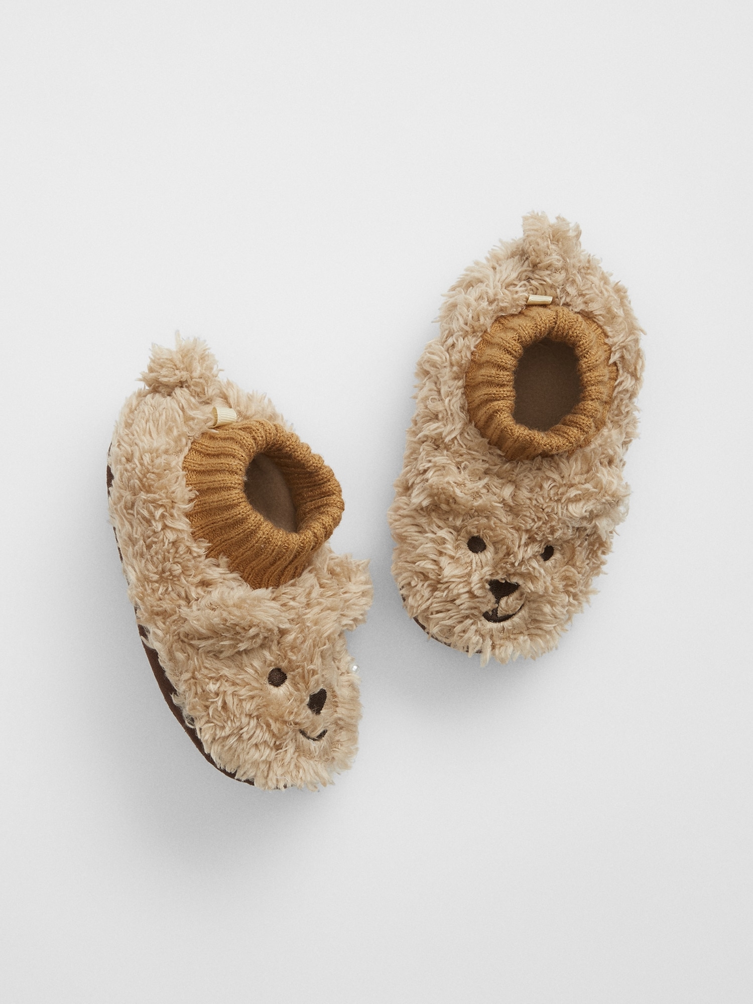 Cute Fluffy Teddy Bear Slippers, Snowflake Pattern Thermal Indoor Fuzzy  Shoes, Winter Warm Plush Novelty Slippers - Temu