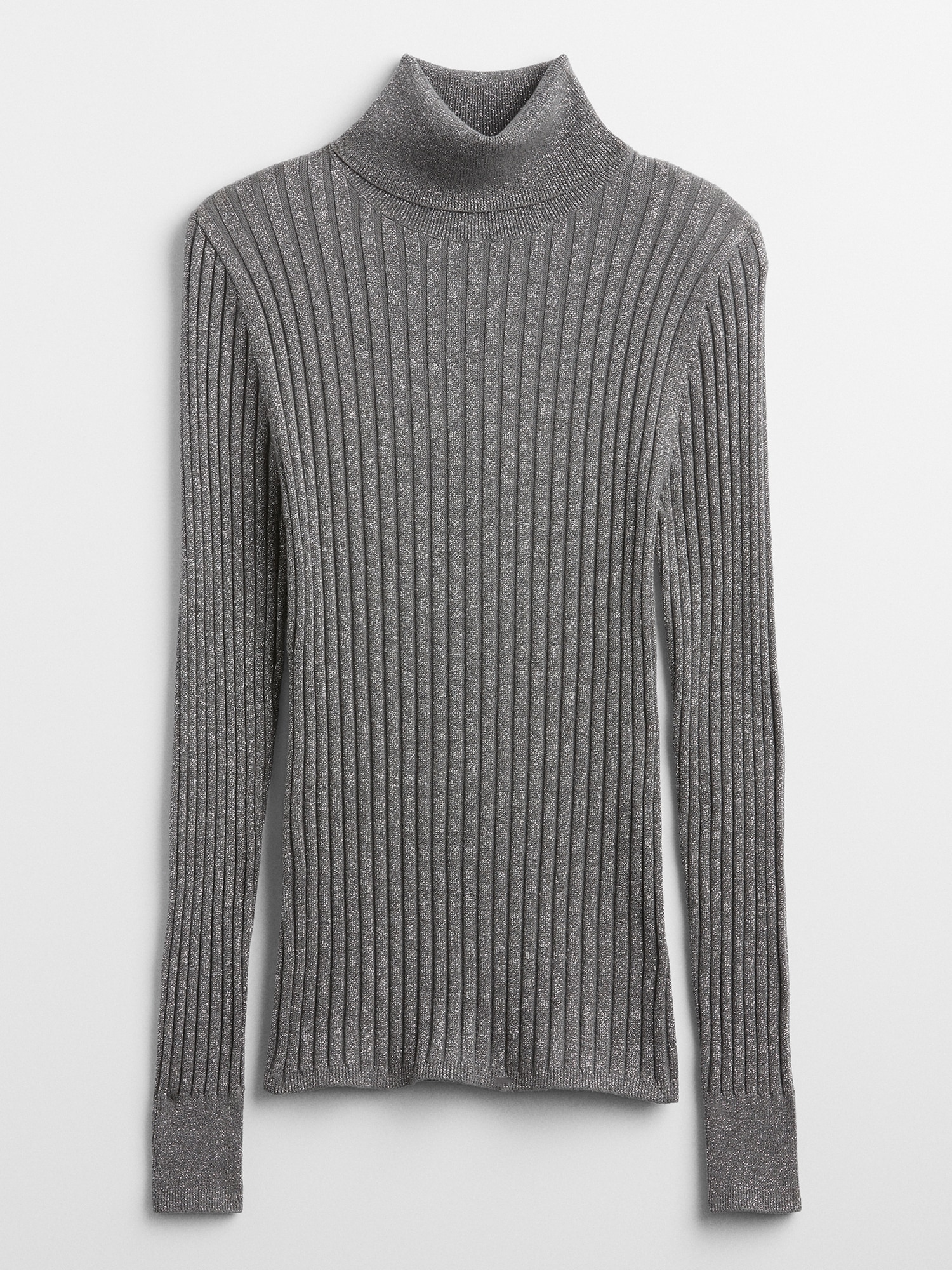 Ribbed Turtleneck Sweater