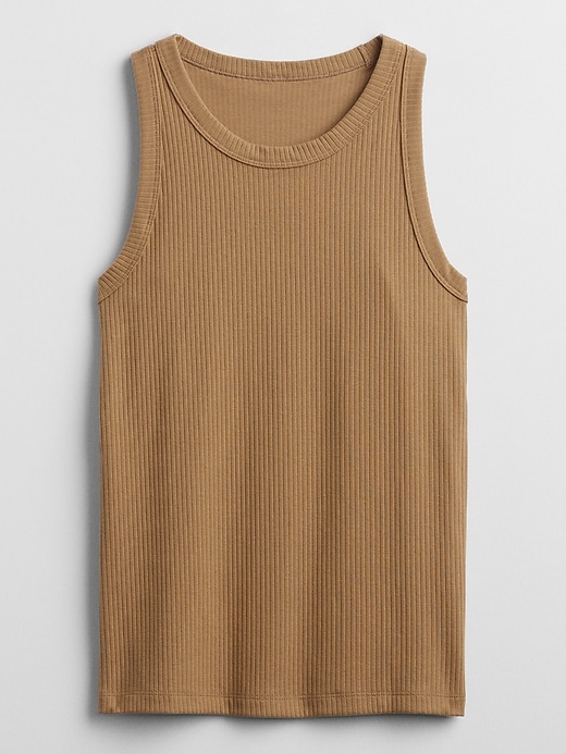 Image number 3 showing, Ribbed High Neck Tank