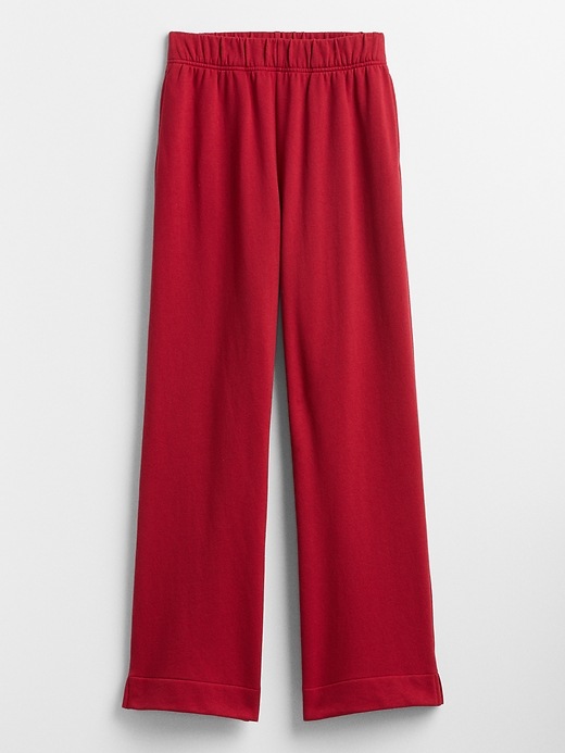 Image number 3 showing, Fleece Wide-Leg Pants