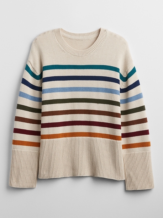 Image number 3 showing, 24/7 Split-Hem Crewneck Sweater