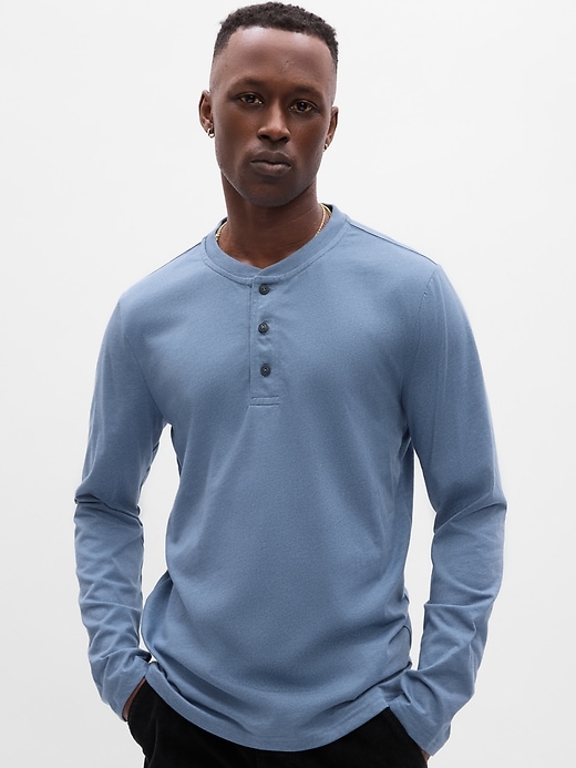 Image number 5 showing, Everyday Soft Henley T-Shirt
