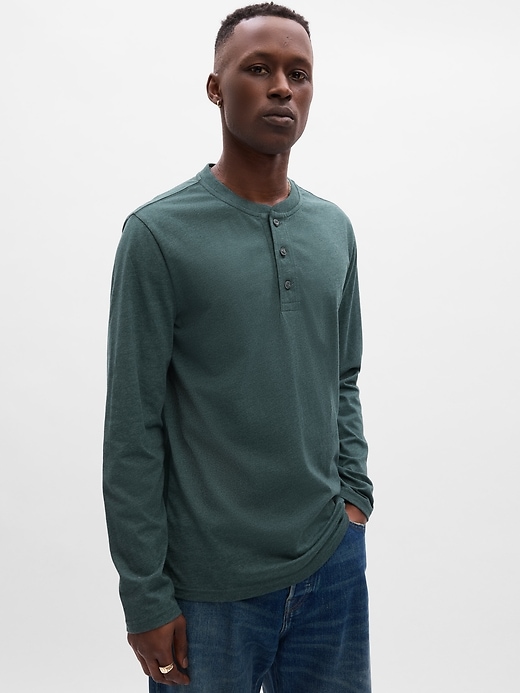 Image number 5 showing, Everyday Soft Henley T-Shirt