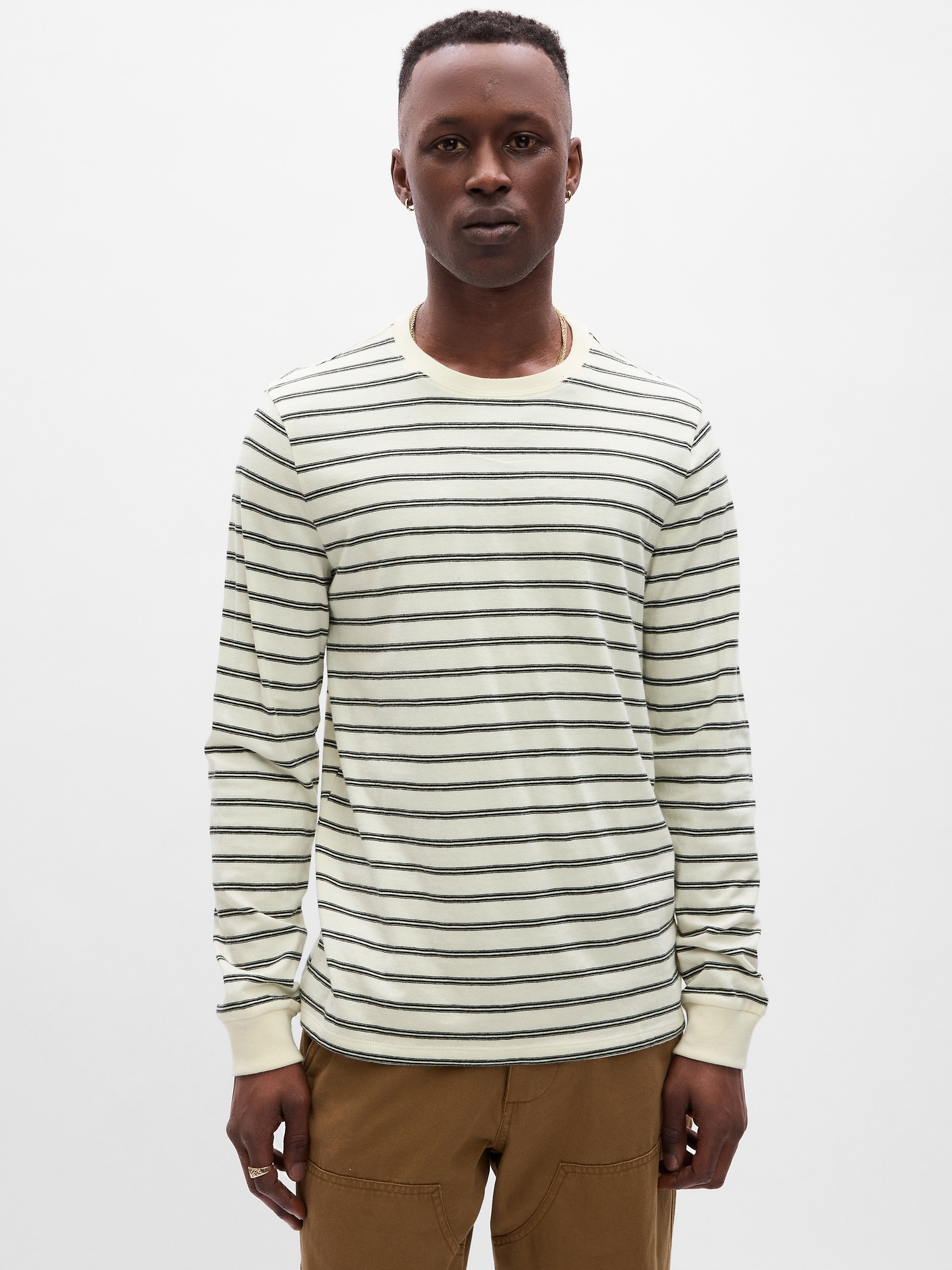 Everyday Soft Stripe Crewneck T-Shirt