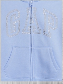 View large product image 4 of 5. Kids Gap Logo Zip Hoodie