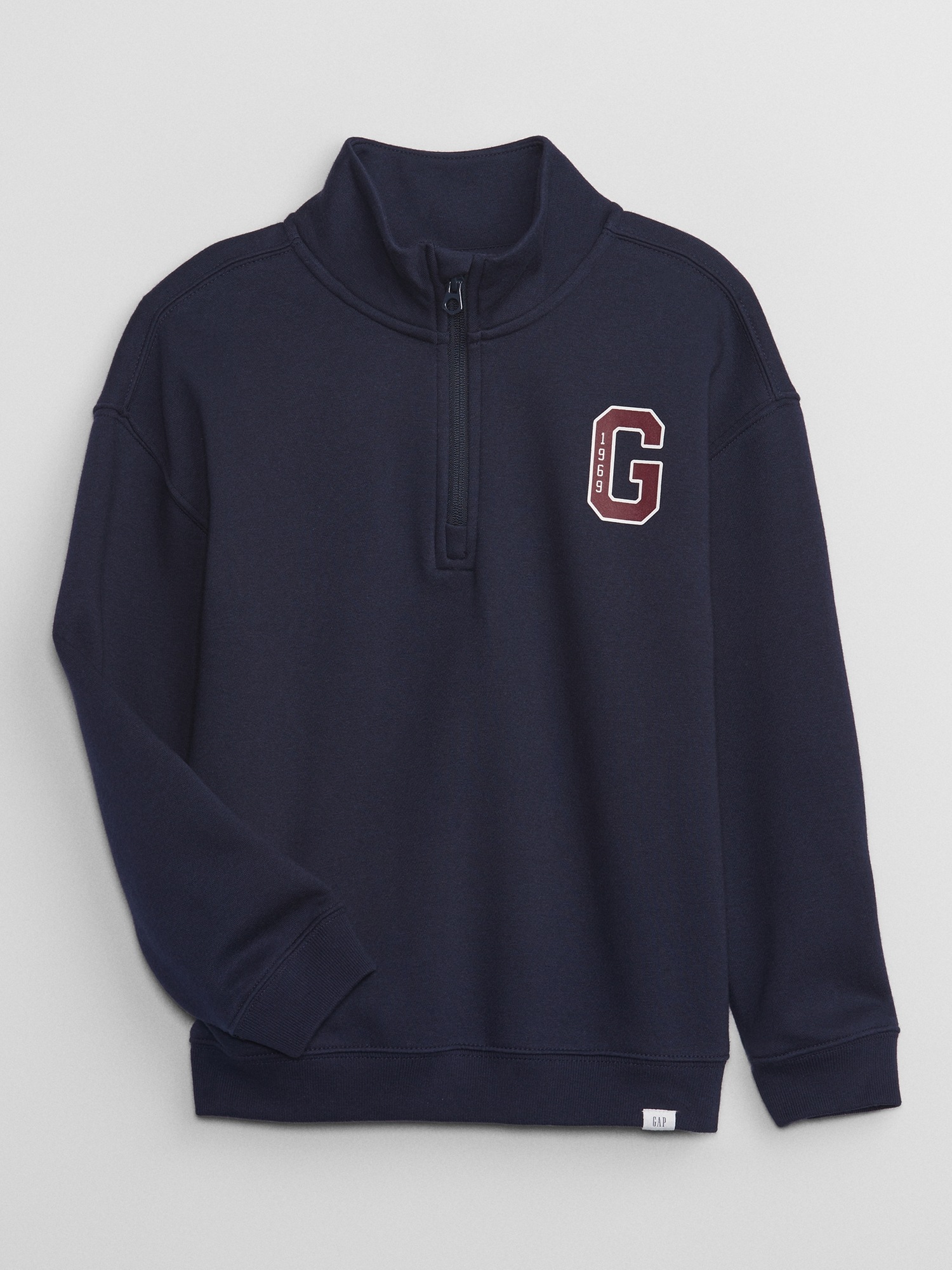 Kids Gap Logo Quarter-Zip Sweatshirt