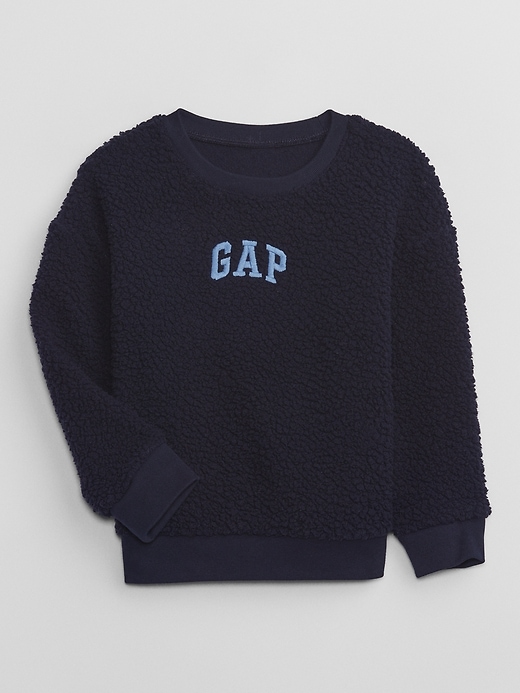 Image number 1 showing, babyGap Logo Sherpa Sweatshirt
